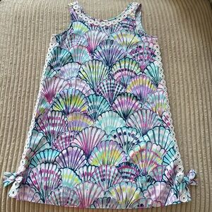 Lilly Pulitzer Stella Shift Dress Serene Blue Oh Shello Size 2